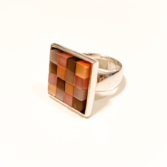Artisan Mosaic Ring - Picture 2 of 9